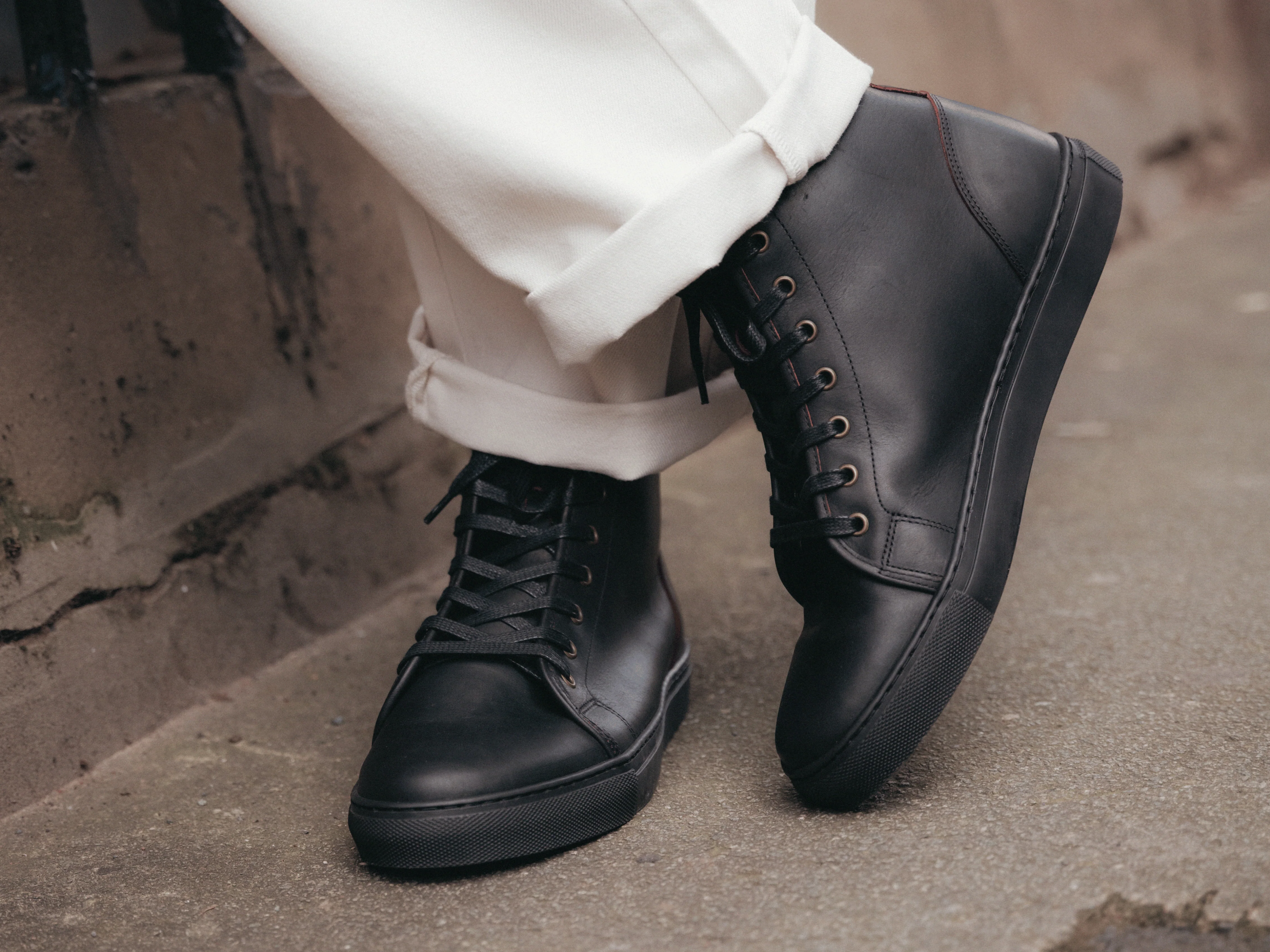 Rose Anvil X GORAL SMUGS High Top Sneaker - Blood Core Ready To Ship - Image 4