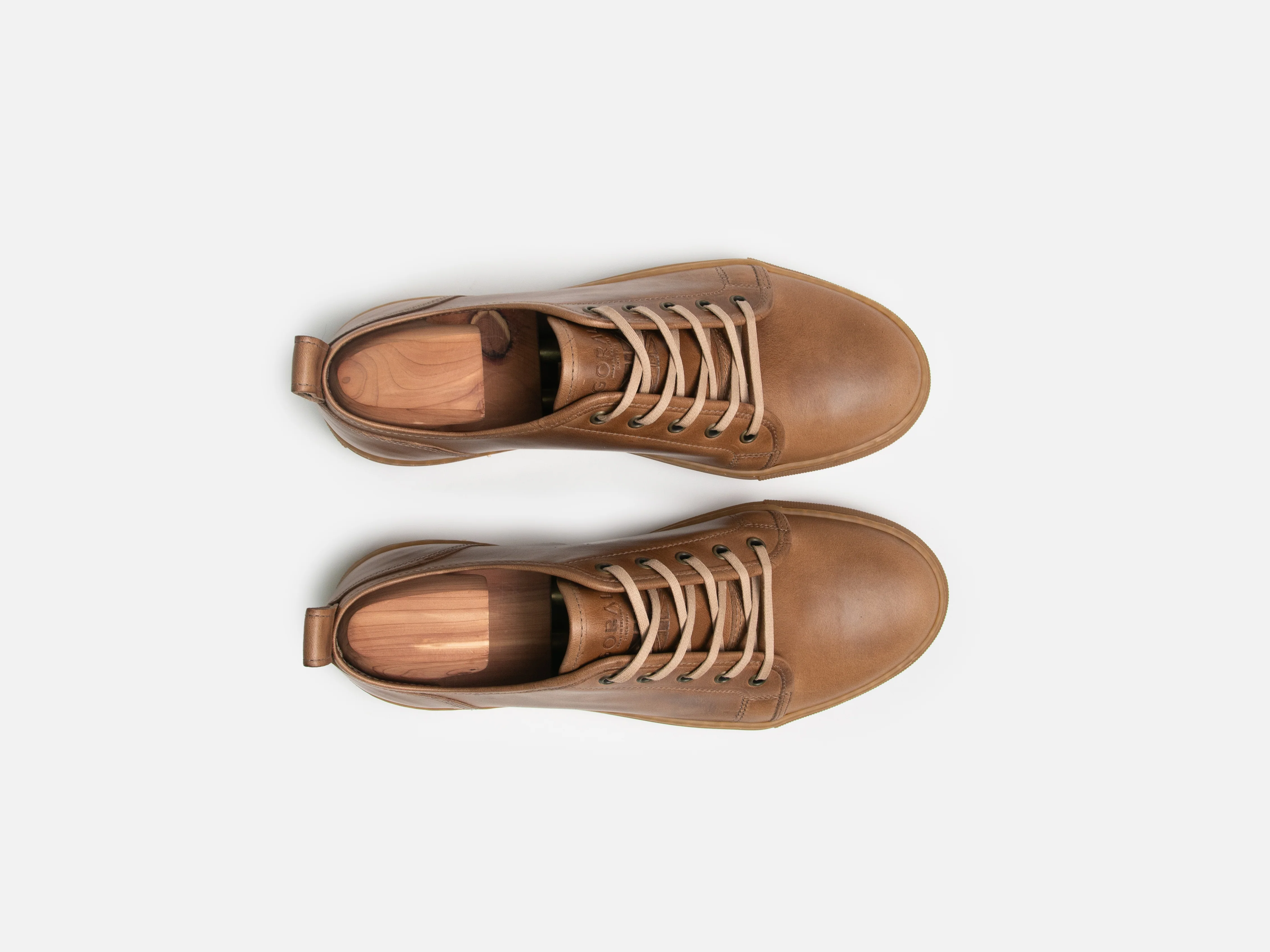 Rose Anvil X GORAL SMUGS Low Top Sneaker - Horween Natural PRE-ORDER - Image 4