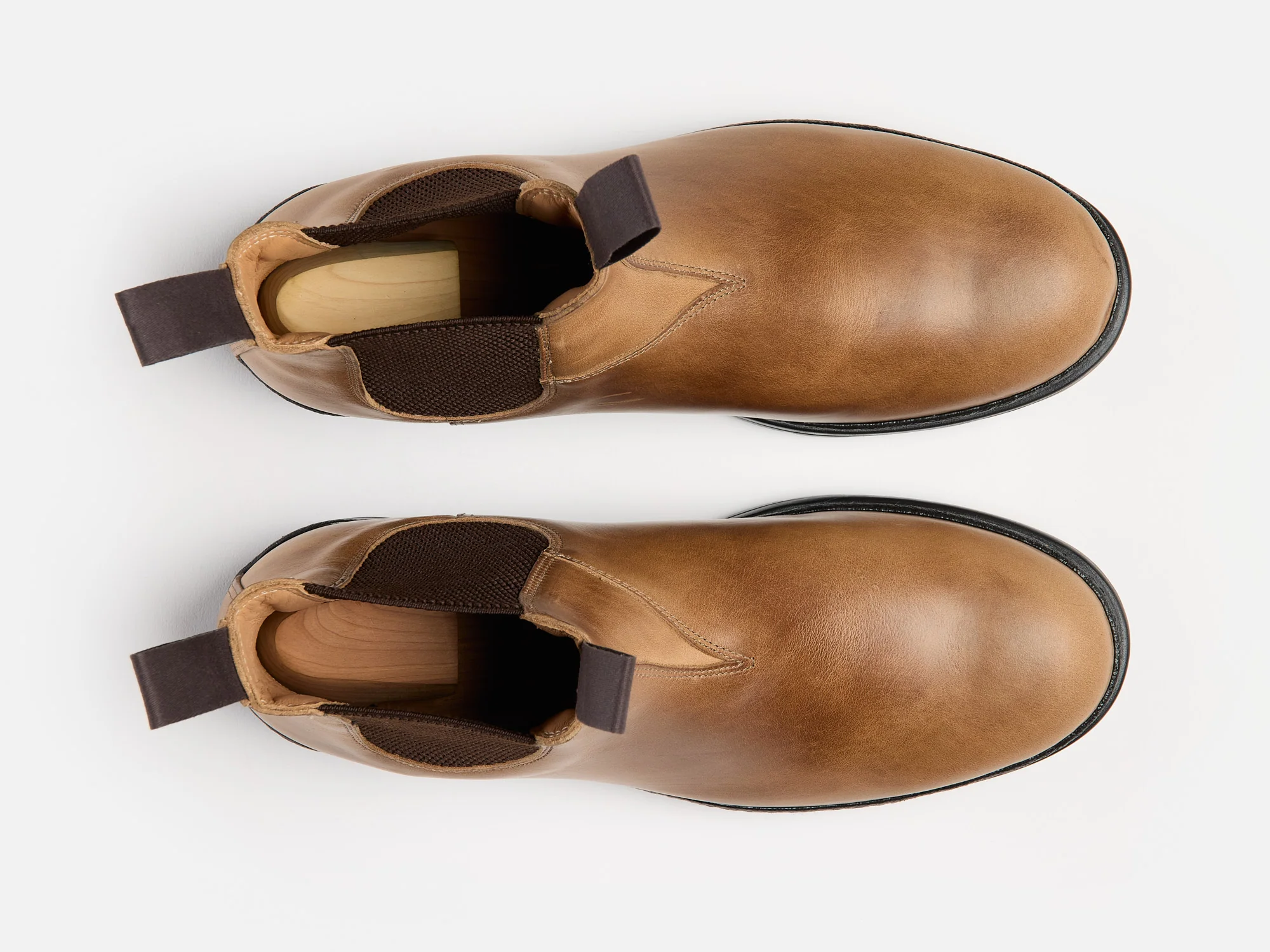 The Baslow Chelsea Boot - Horween Chromexcel Natural Leather - Image 7
