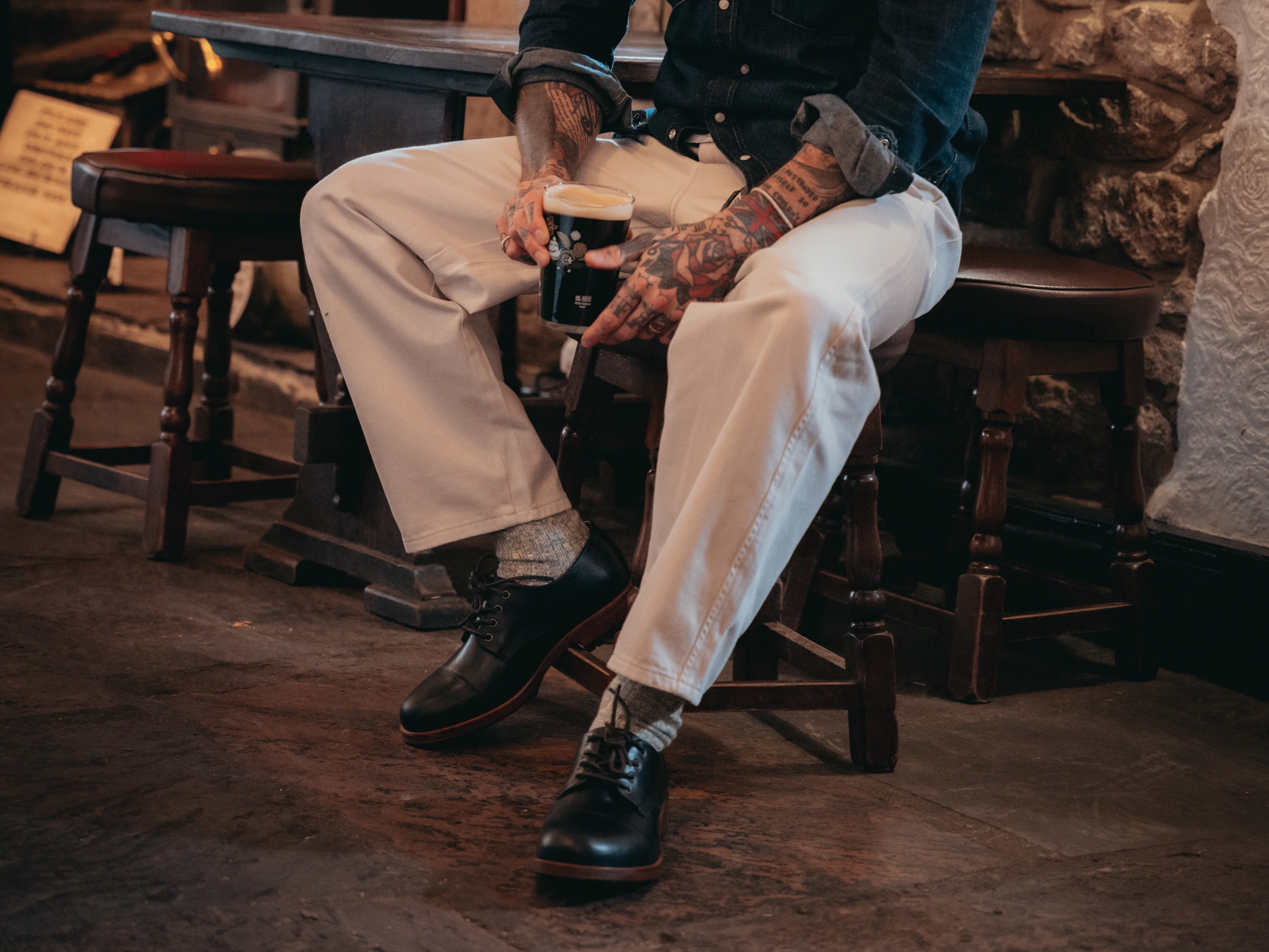 The CASTLETON Shoe - Horween Dark Brown Leather - Image 5