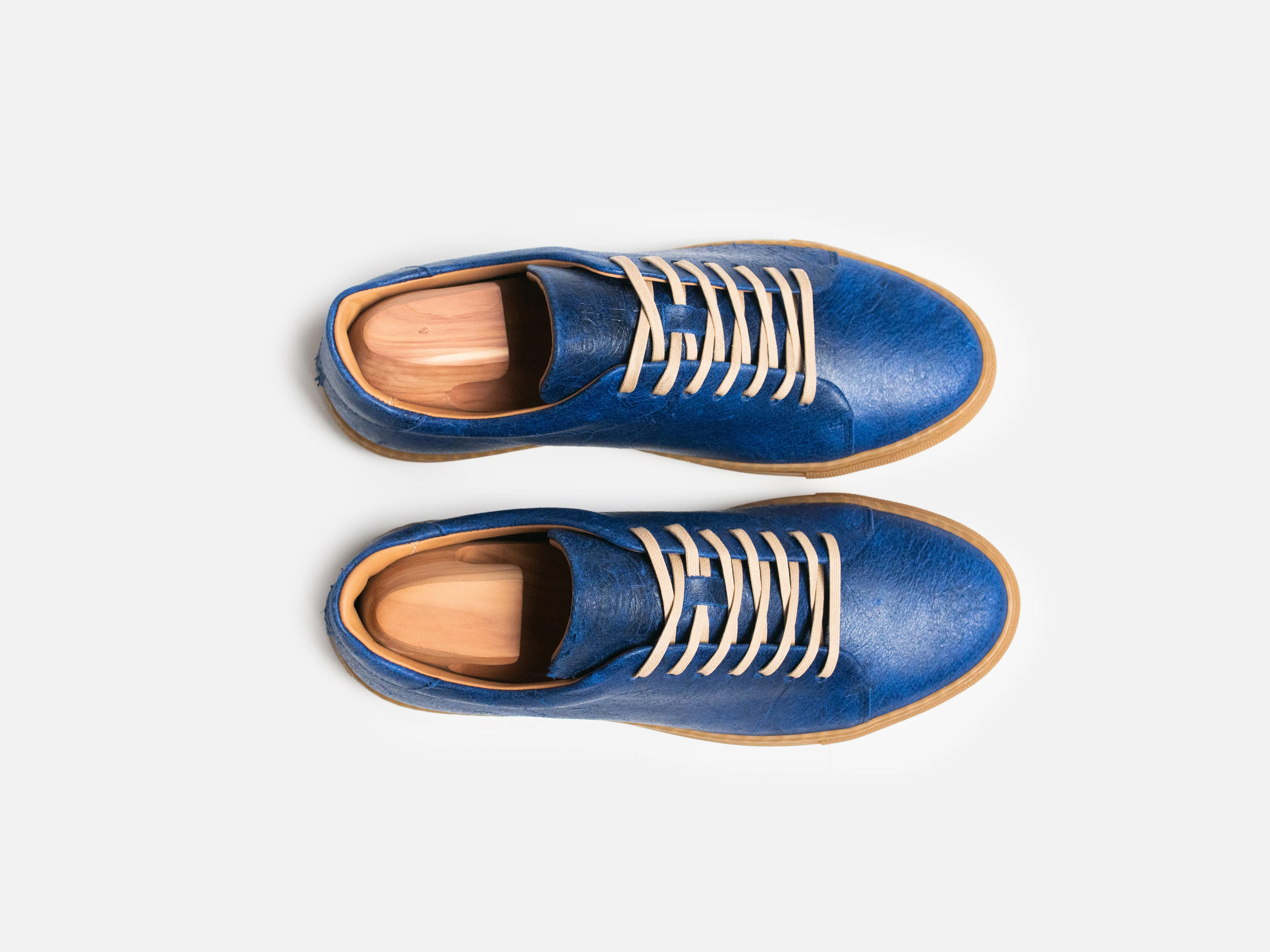 The Mellor II Sneaker - Charles F Stead Crazy Cow Blue - Image 3