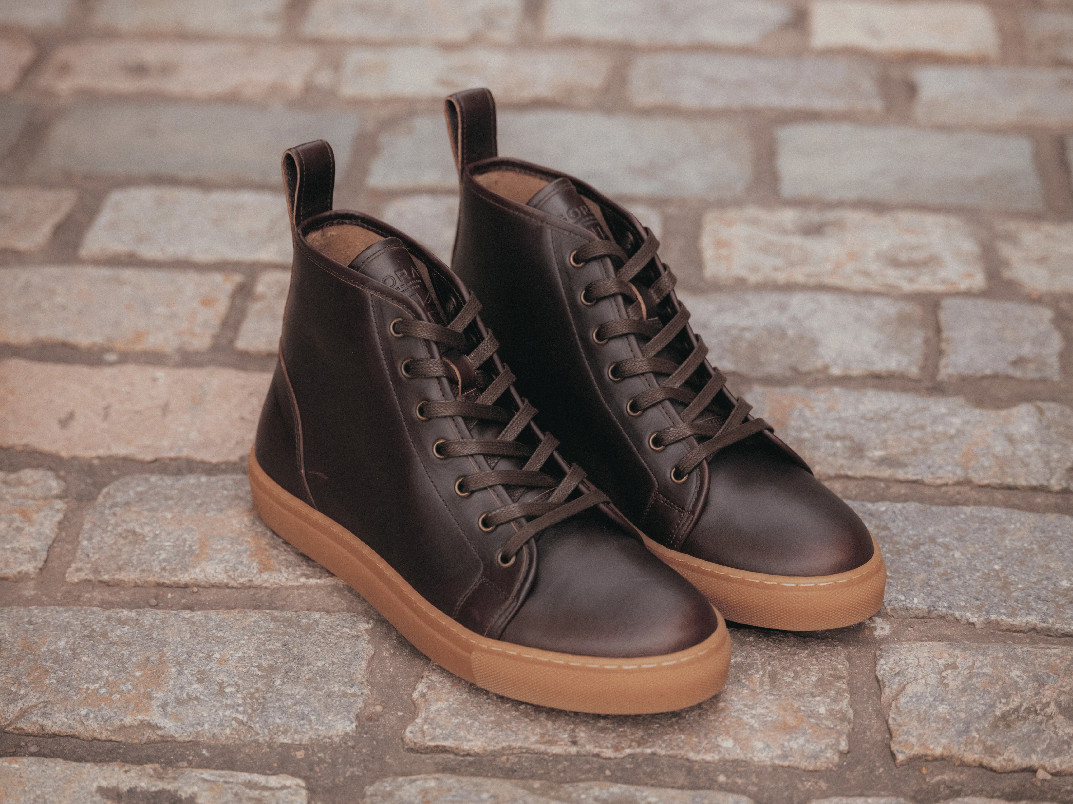 Rose Anvil X GORAL SMUGS High Top Sneaker 2.0 - Horween Dark Brown PRE-ORDER - Image 5