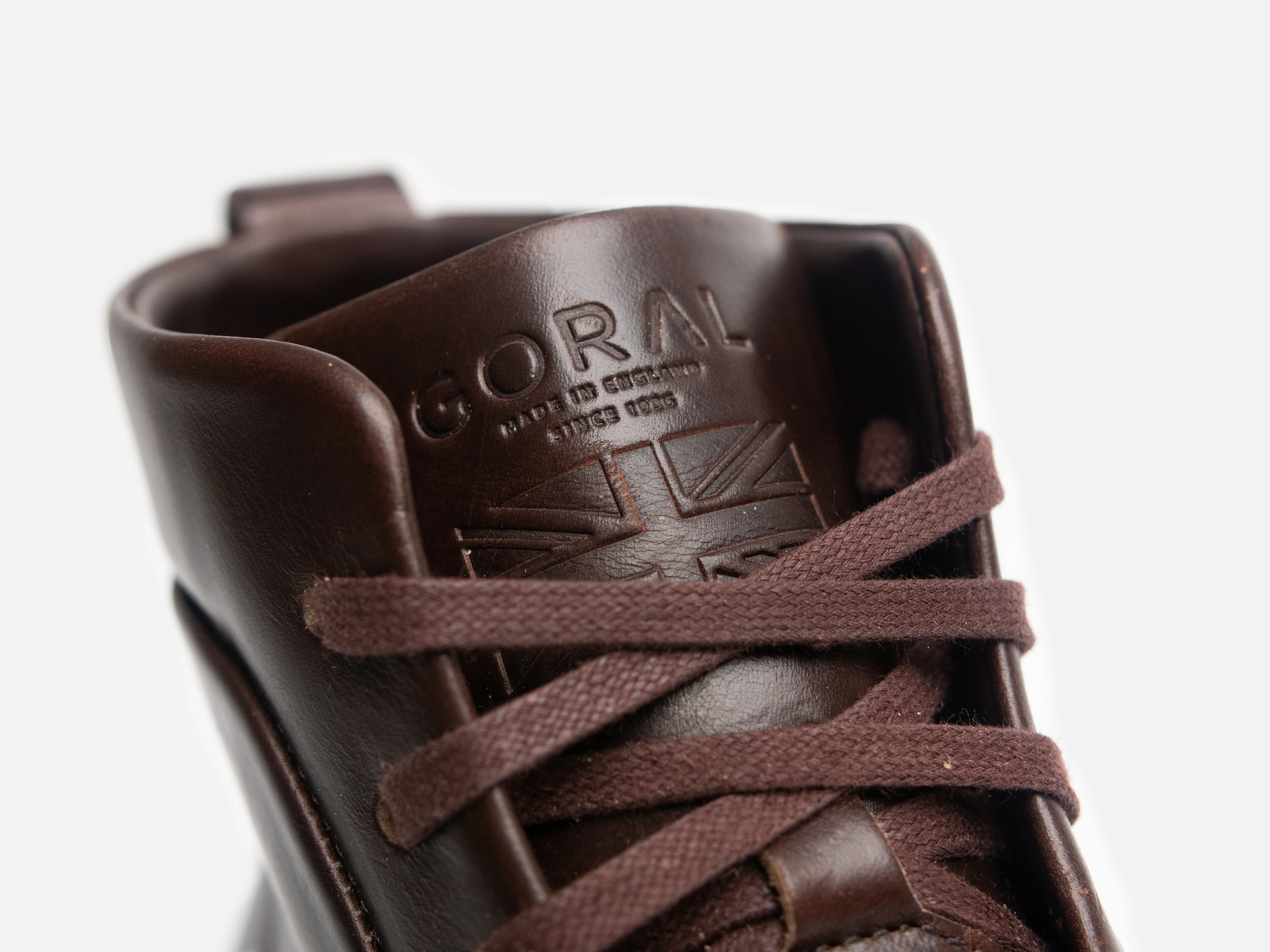 WALKLEY Barefoot High Top Horween Dark Brown Leather Sneaker - Image 4