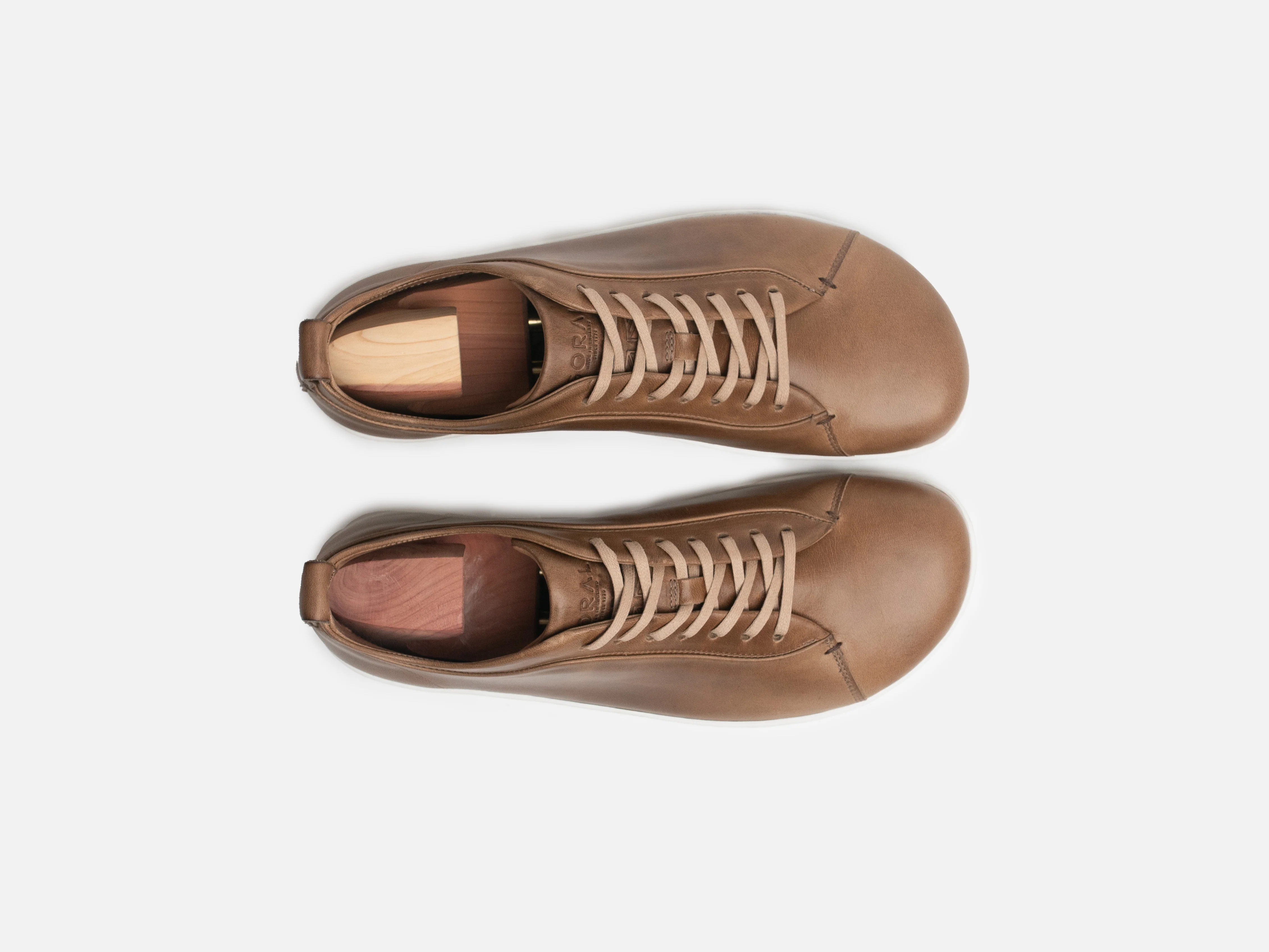 WALKLEY Barefoot Low Top Horween Natural Leather Sneaker - Ready To Ship - Image 3